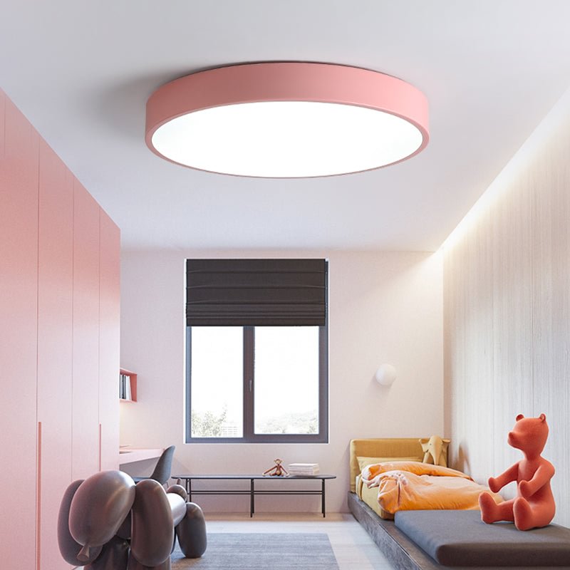Modern Remote Control Macaron Ultrathin LED Ceiling Light For Living Room Bedroom round corridor Ceiling Lamp