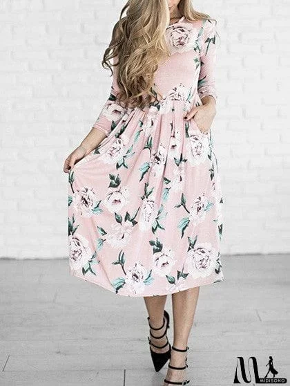MidiSono - You Are A Vision Floral Print Maxi Dress