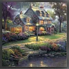 Riverside House - 11CT Stamped Cross Stitch - 50*50cm - Landscape