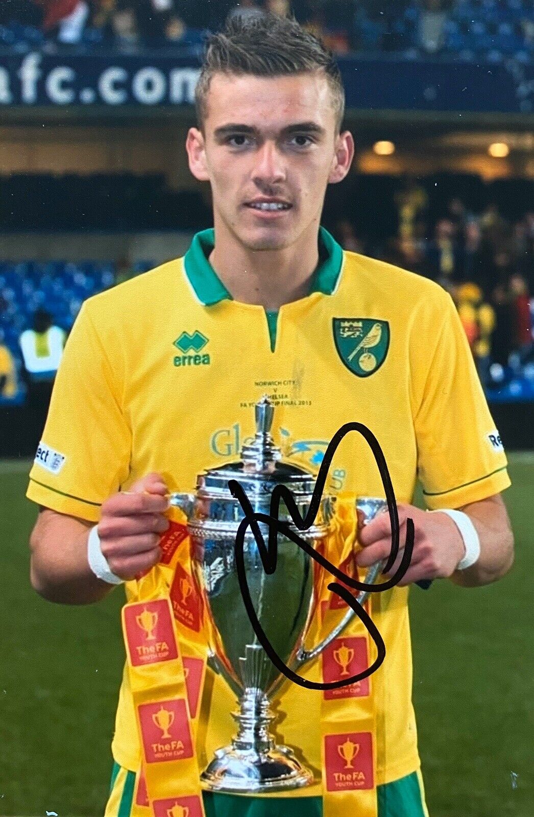 Harry Toffolo Hand Signed 6X4 Photo Poster painting - Norwich City