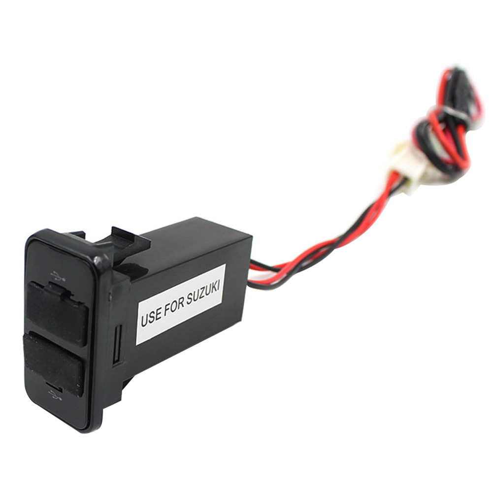 

Dual USB Car Chargers for Suzuki 2 Ports 5V 2.1A Auto Power Socket Adapter, 501 Original