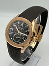 Patek Philippe Aquanaut Travel Time Brown Dial Rose Gold 5164R-001