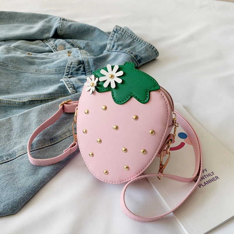 Korean Children’s Cute Strawberry Mini Messenger Bag