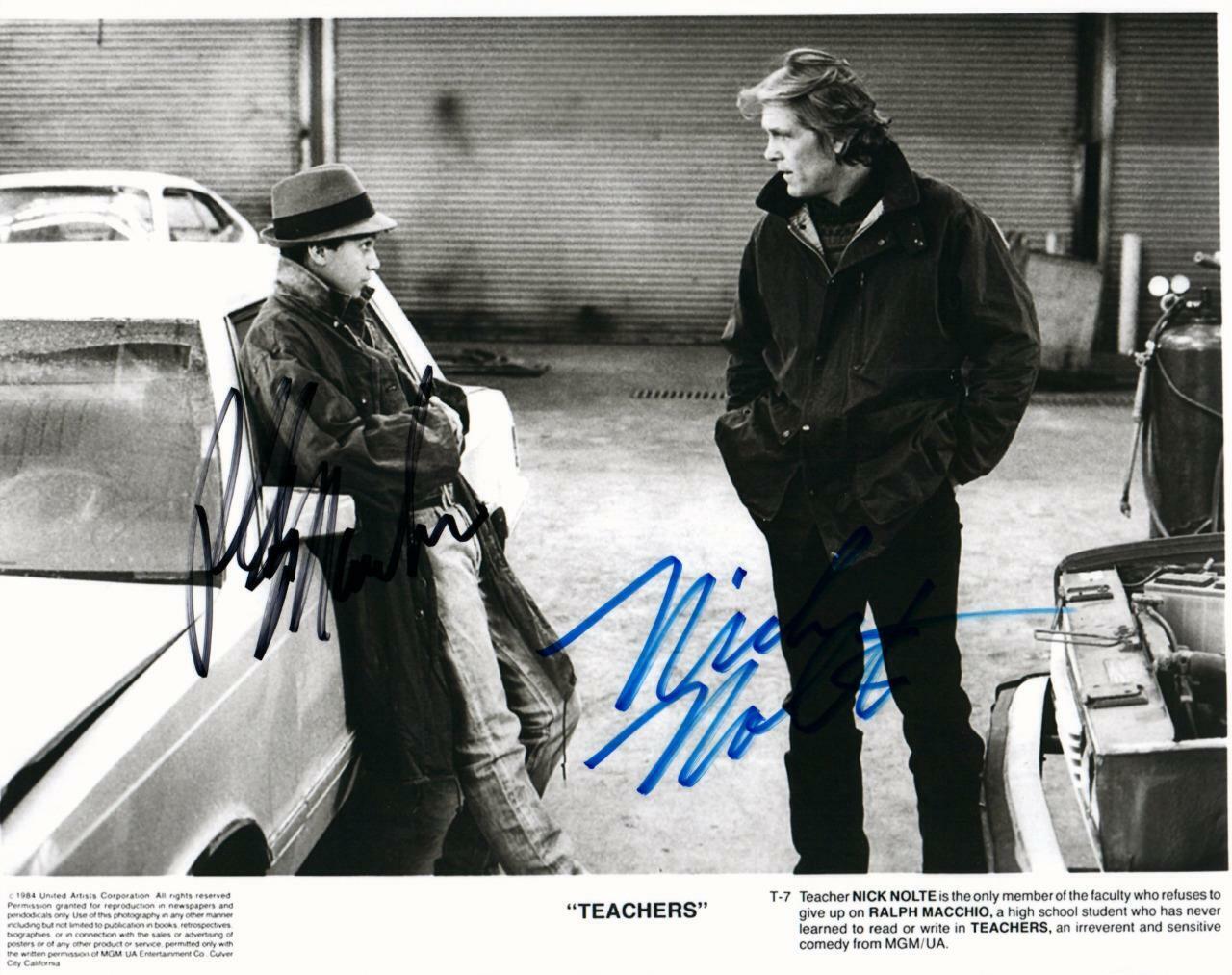 Nick Nolte Ralph Macchio signed 8x10 Photo Poster painting Pic autographed Picture with COA