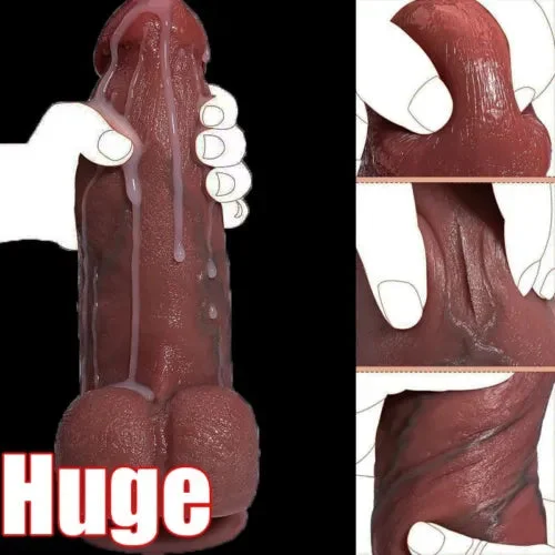 pornhint Pornhint XXXL-Giant-Thick-Realistic-Huge-Suction-Cup-Dildo-Anal-Sex-Plug-Toy-Women Dick