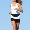 Nylon Fanny Pack Adjustable Waist Bag with Multi Pockets for Men & Women (Black)