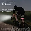 Bicycle Turn Warning Tail Light Vibration Sensor Anti-Theft Alarm Bell Light
