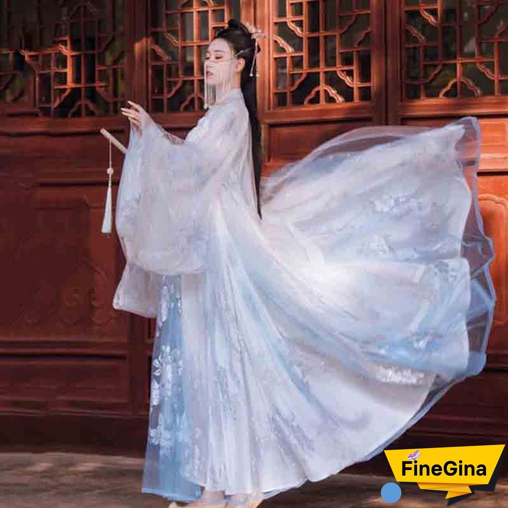 Chinese Traditional Hanfu Women Party Outfit Female Carnival Cosplay Costume Fancy Dress Summer Dress For Women Plus Size 5XL