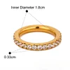 Bling Zircon 18K Golden Ring