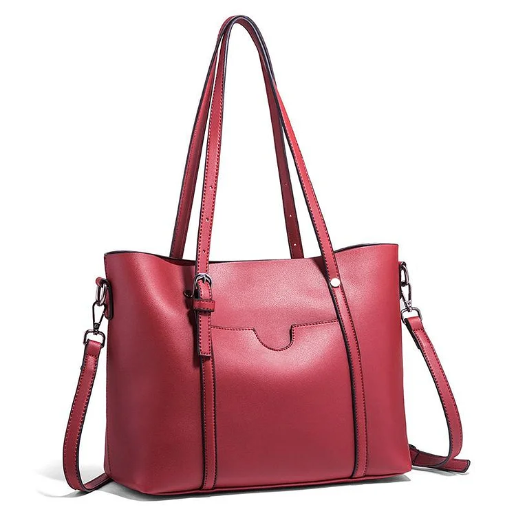 Single shoulder bag large tote bag female Pu messenger bag female bag leisure large capacity bag