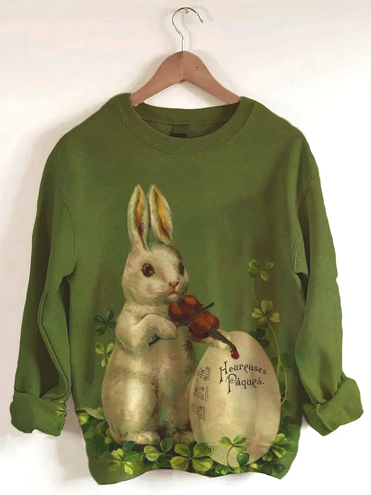 Easter Bunny Egg Sweatshirt socialshop