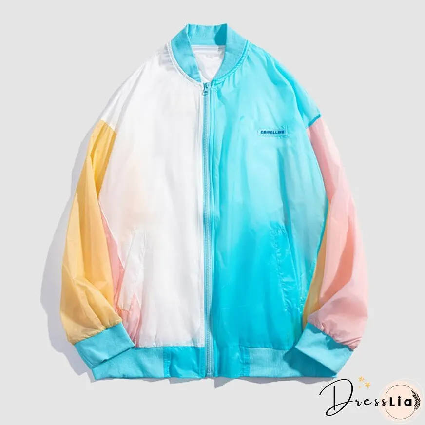 Color Block Sunproof QD Jacket