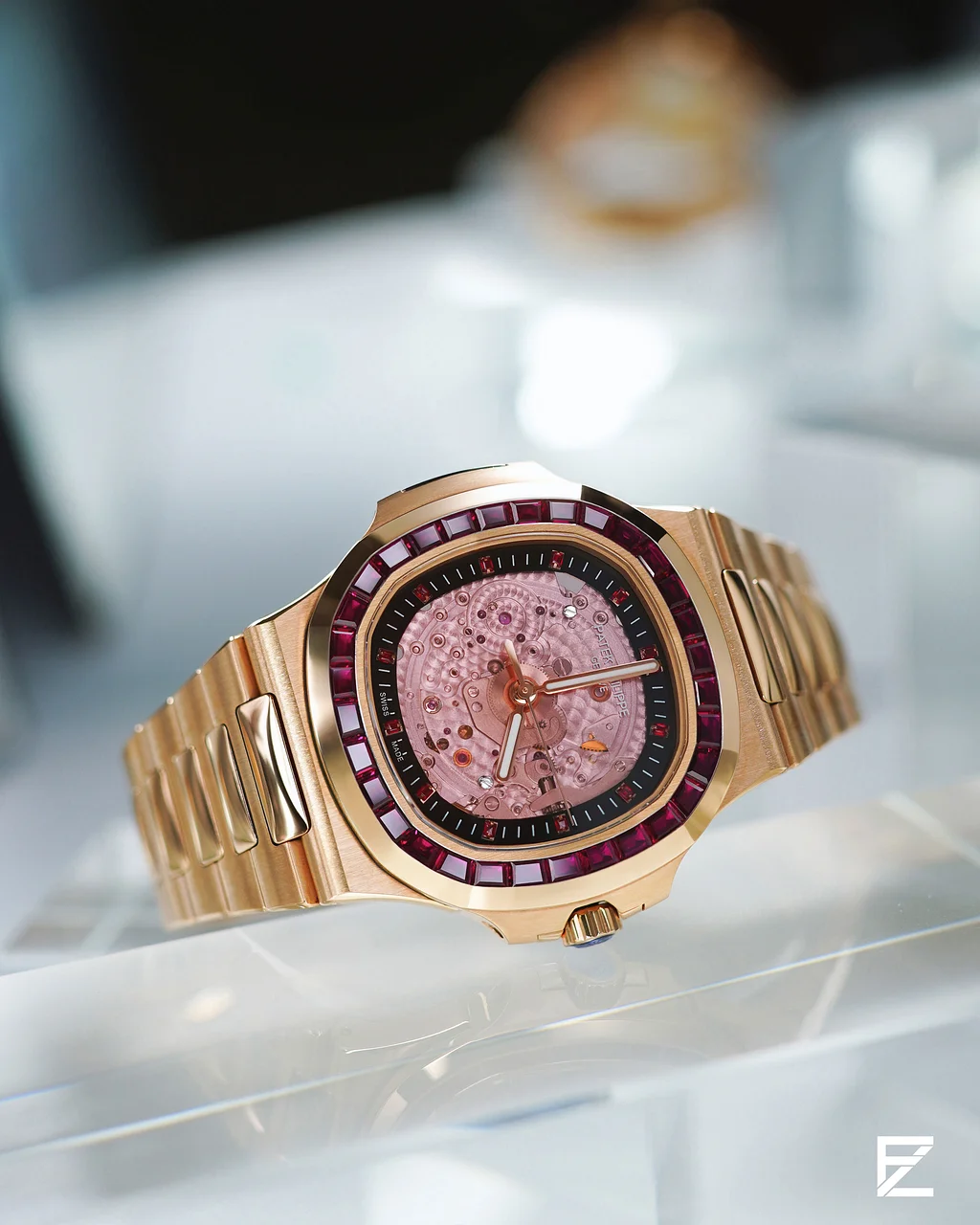Patek Philippe Nautilus Ruby Dial 40mm