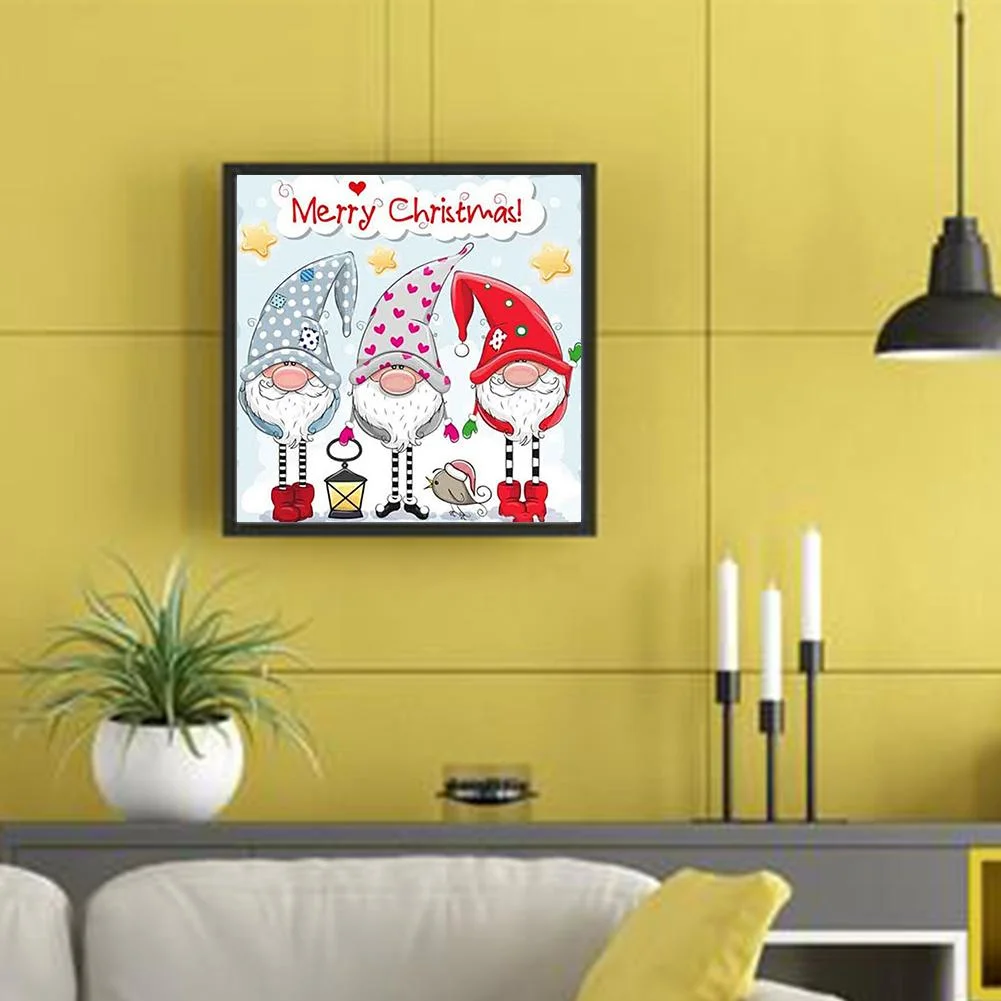 Diamond Painting - Full Round Drill - Christmas Goblin(30*30cm)