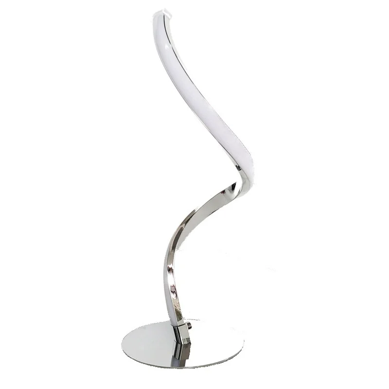 LED spiral table lamp