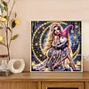 Crescent Moon Beauty - Crystal Rhinestone Diamond Painting