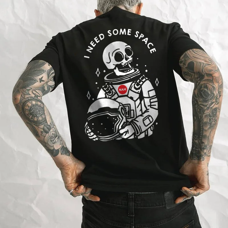 UPRANDY I need more space and astronaut design t-shirt -  UPRANDY