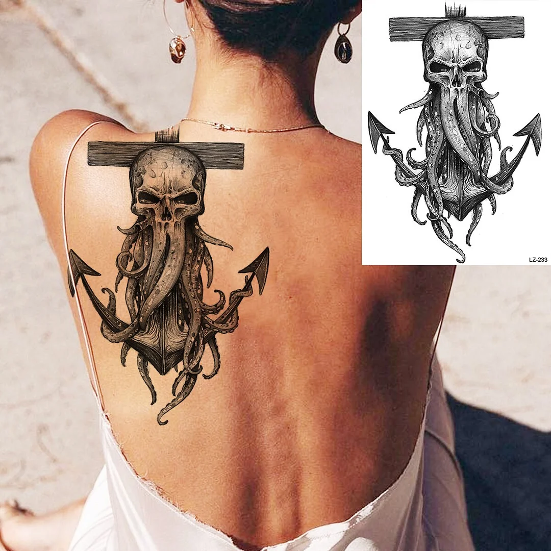 Sdrawing Rose Flower Moon Temporary Tattoos For Women Adult Pendant Peony Lotus Fake Tattoo Calf Thigh Body Art Waterproof Tatoos