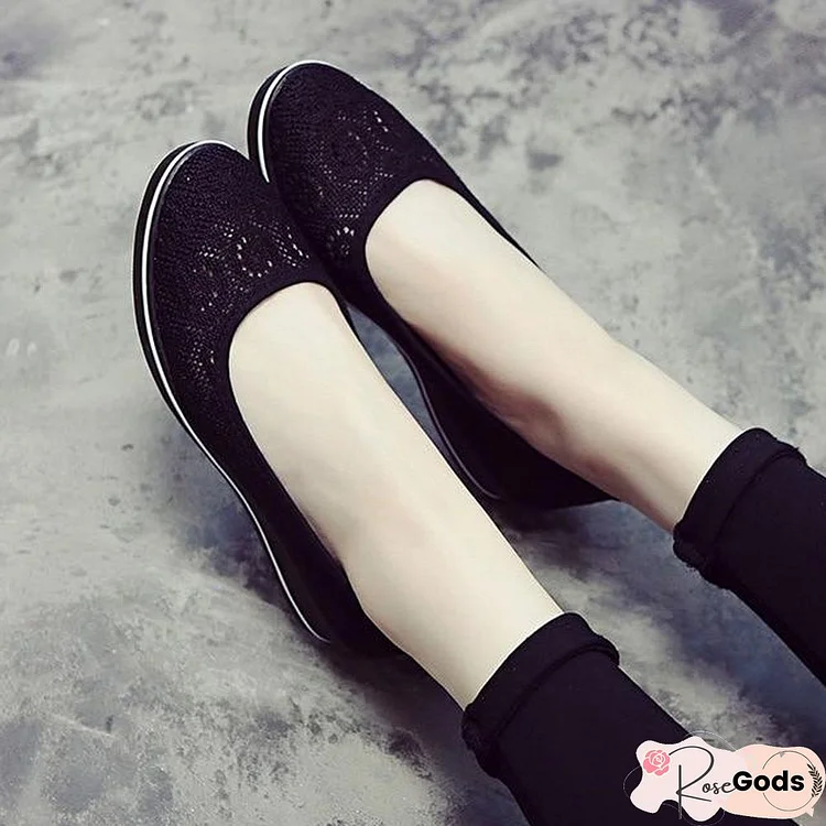 Canvas Nurse Solid Women Flats Platform Casual Shoes
