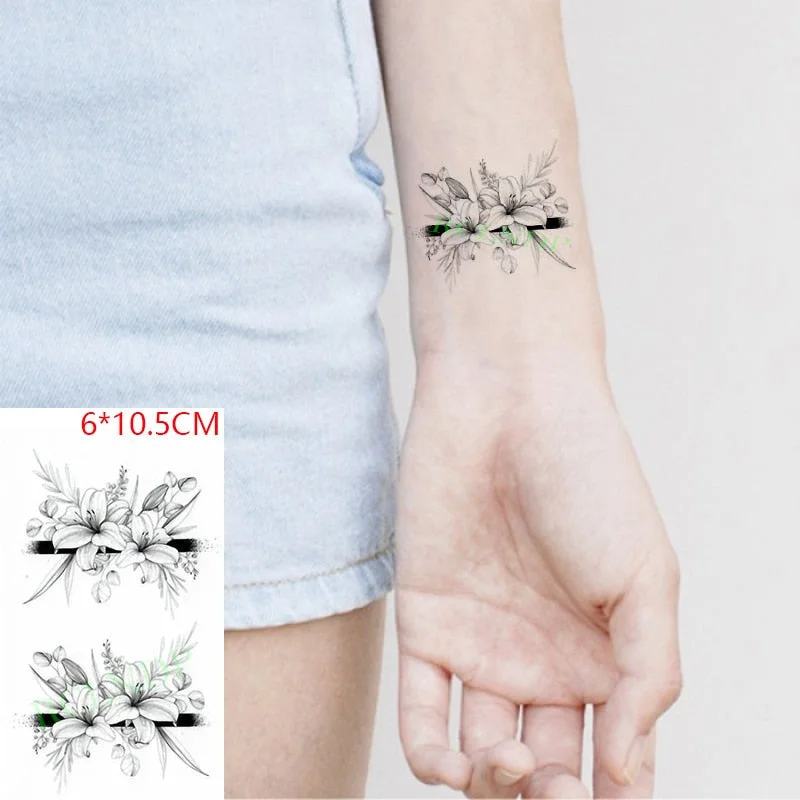 Waterproof Temporary Tattoo Sticker Beautiful Butterfly Small Body Art Fake Tatto Flash Tatoo Wrist Foot Hand for Men Women 706-1