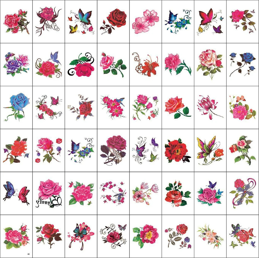 ❤️Mother's Day Sale-48% OFF - Trendy 3D Tattoo Stickers 50 PCS