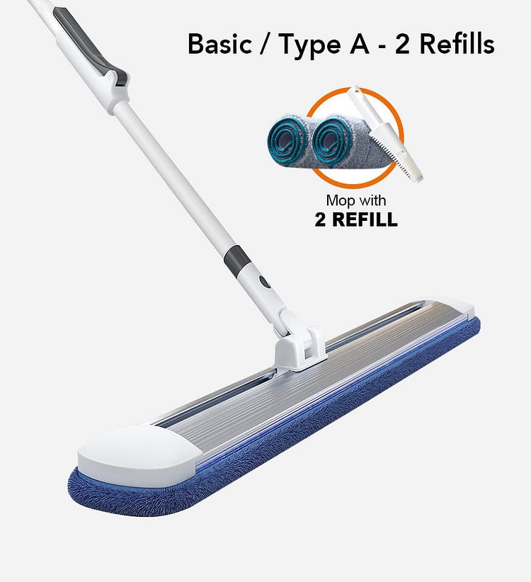 Retractable Handle Microfiber Cleaning Mop