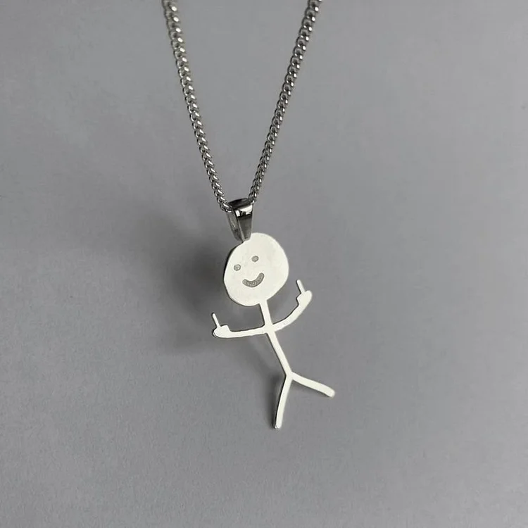 Funny Doodle Necklace 