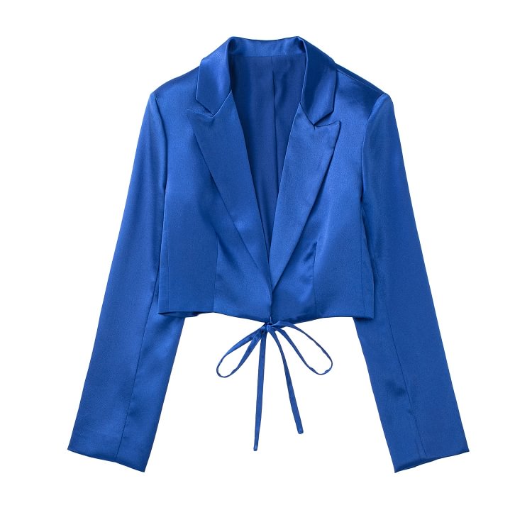 New Fall Lace up Solid color Two Piece Set