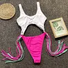 Gioiacombo&trade; Costume intero con frange cut-out