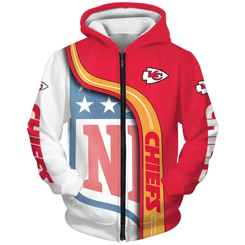 Kansas City Chiefs 3D Hoodie 2024 New Design