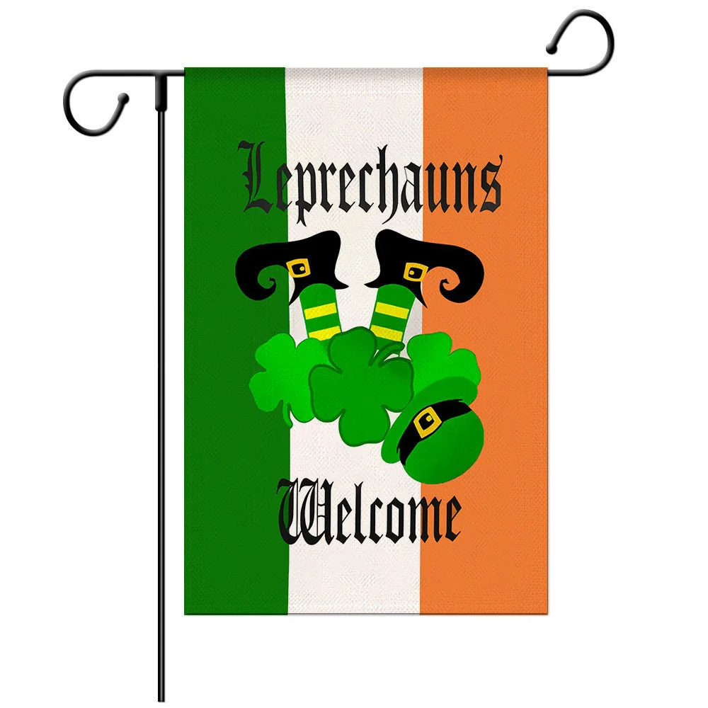 St. Patrick's Day Gonk Garden Flag
