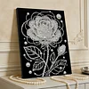 DIY Pearl Painting Rose for Home Wall Decor with Frame(30x40cm)