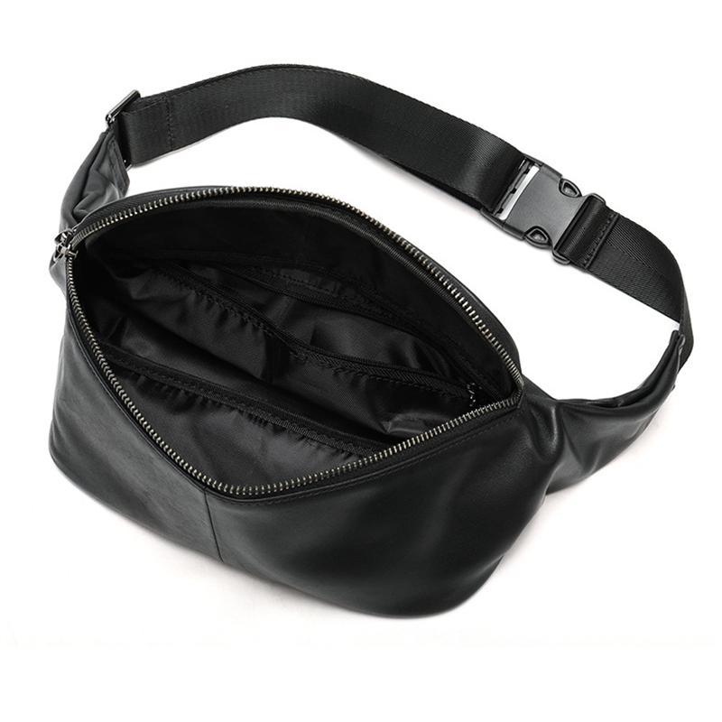 High Quality Chest Bag Multifunctional Retro Leather Waist Bag Crossbody Bag For Men