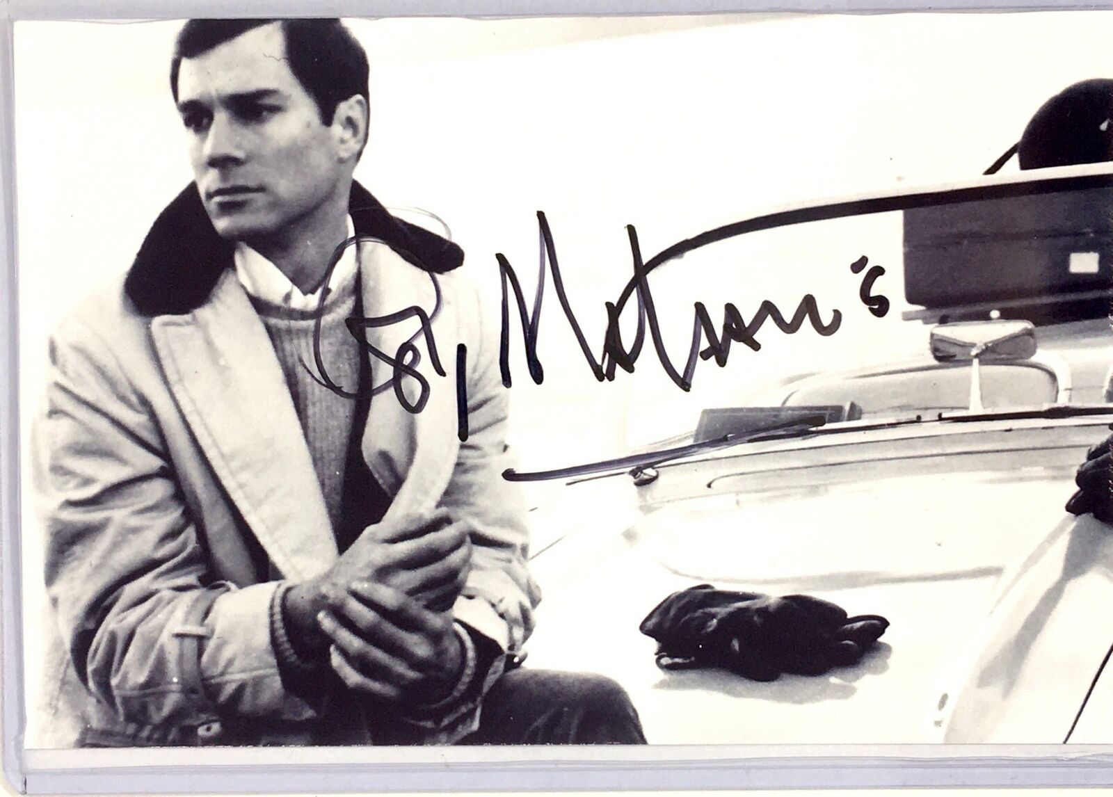 George Maharis Signed 4x6 Photo Poster painting Actor Route 66 Sylvia Maise Autograph Auto