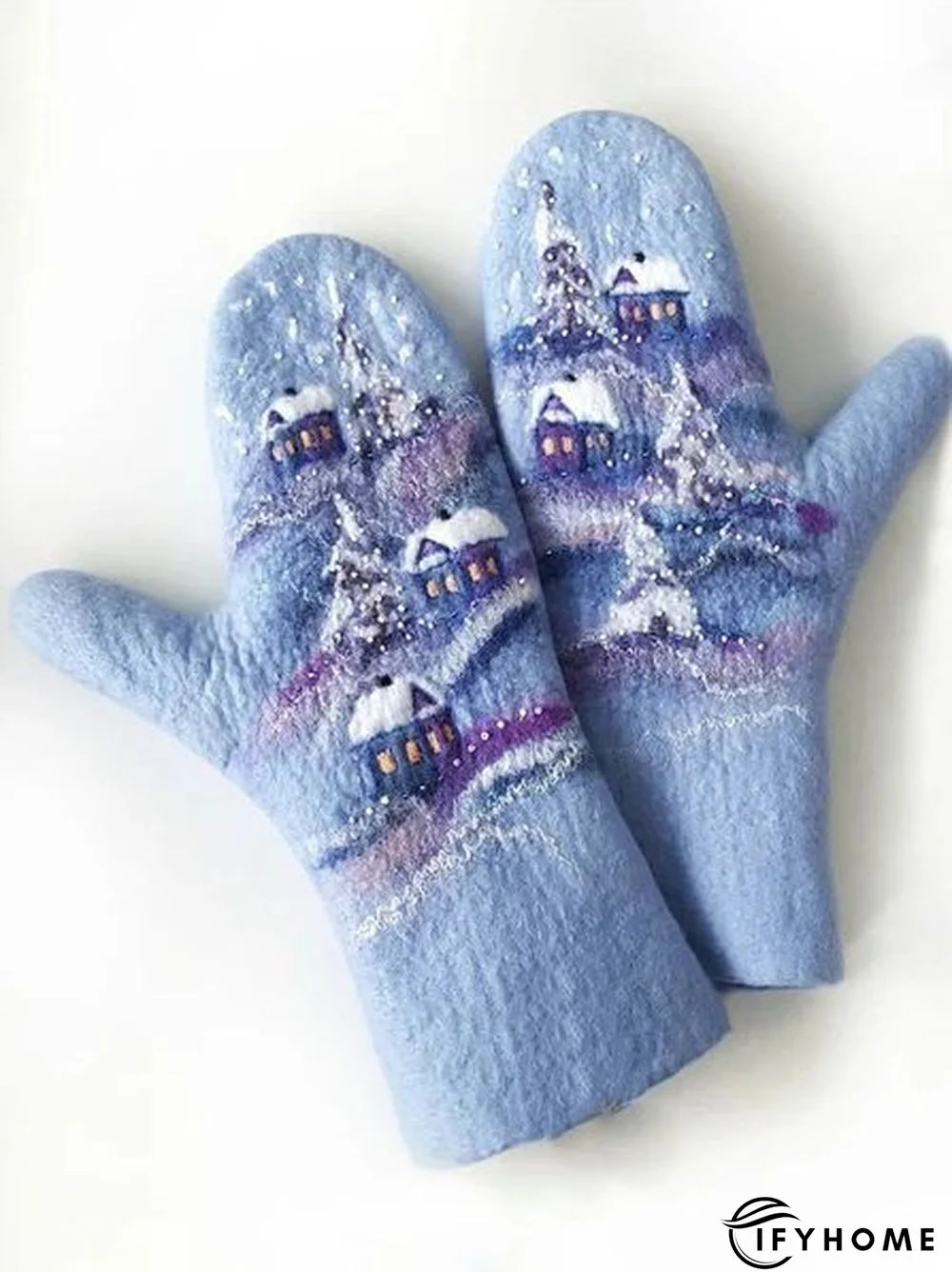 Blue Casual Gloves | IFYHOME