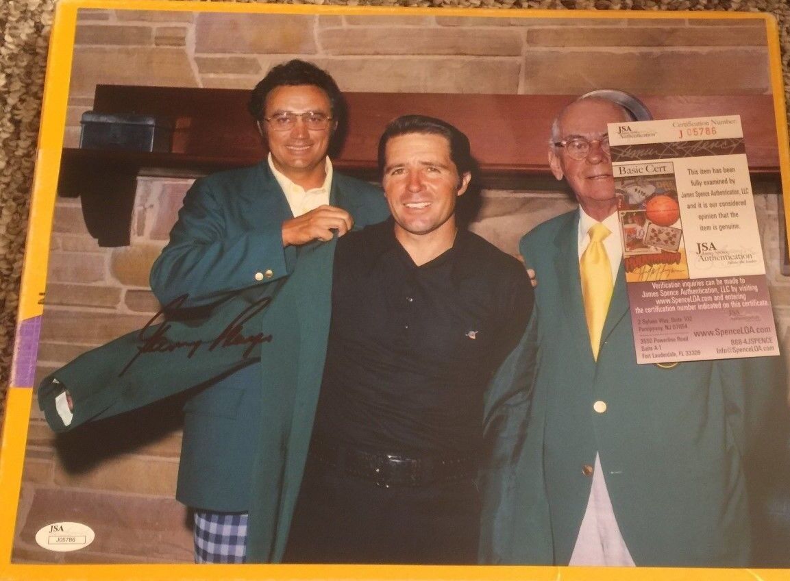 GARY PLAYER AUTOGRAPH 11X14 MASTERS 1974 GOLF Photo Poster painting JSA CERTIFIED