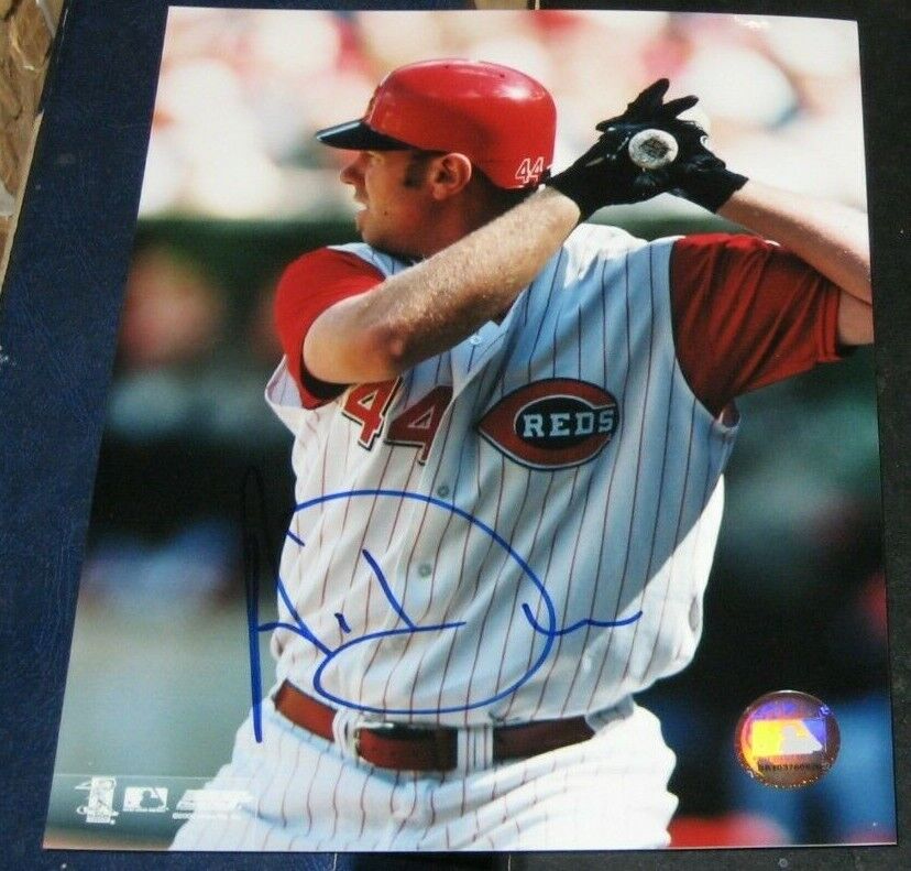 Adam Dunn Cincinnati Reds SIGNED AUTOGRAPHED Photo Poster painting File 8x10 COA Baseball MLB