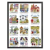 Magazine-European Travel Maps-14CT Stamped Cross Stitch Egyptian Cotton 38*52cm/14.96*20.47in tapestrymarket