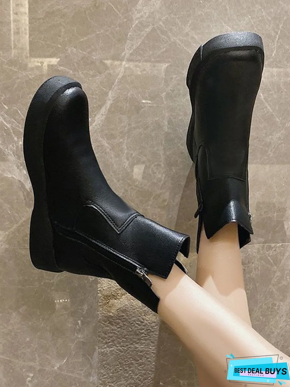 Vintage Leather Ankle Boots