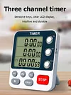 Magnetic Digital Timer Count Up Countdown Cooking Alarm Clock Kitchen Tools