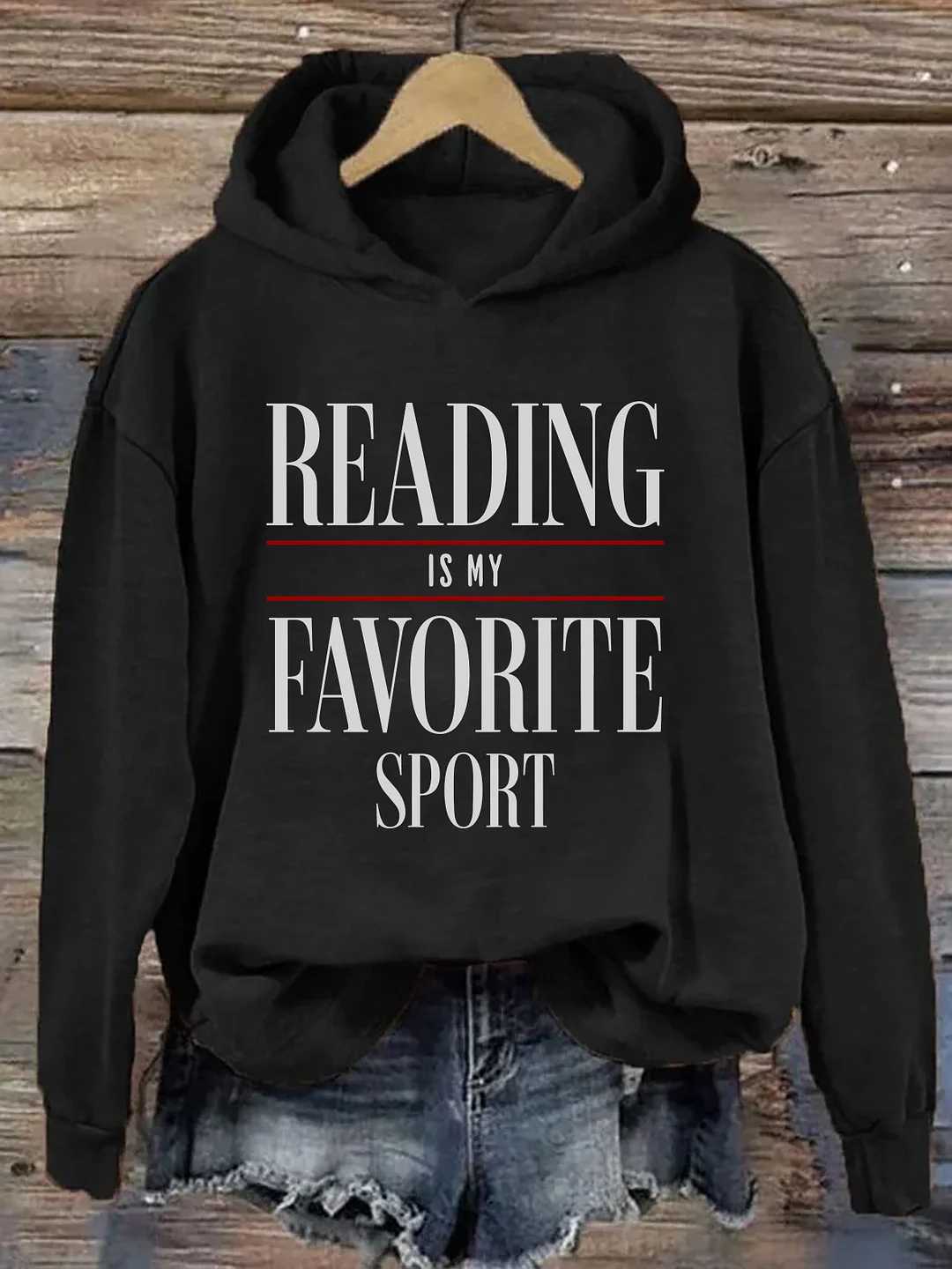 Reading Is My Favorite Sport Hoodie