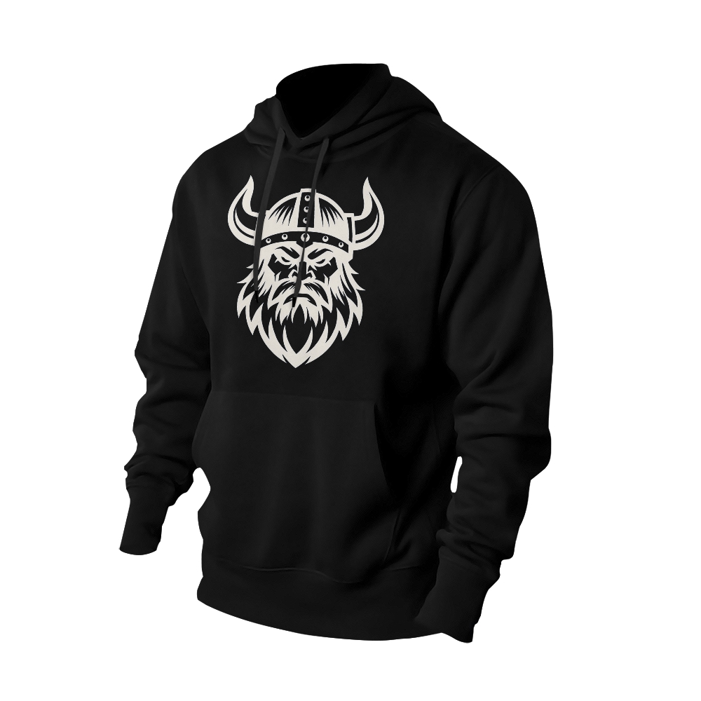 Fierce Warrior: 'Viking Spirit' - Intimidating Hoodies