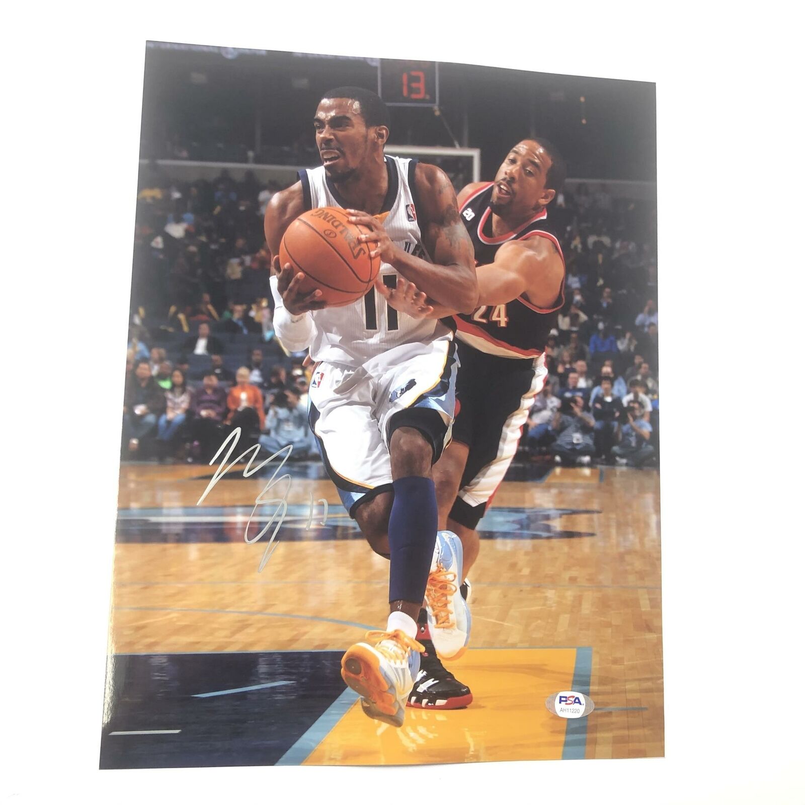 Mike Conley signed 11x14 Photo Poster painting PSA/DNA Memphis Grizzlies Jazz Autographed