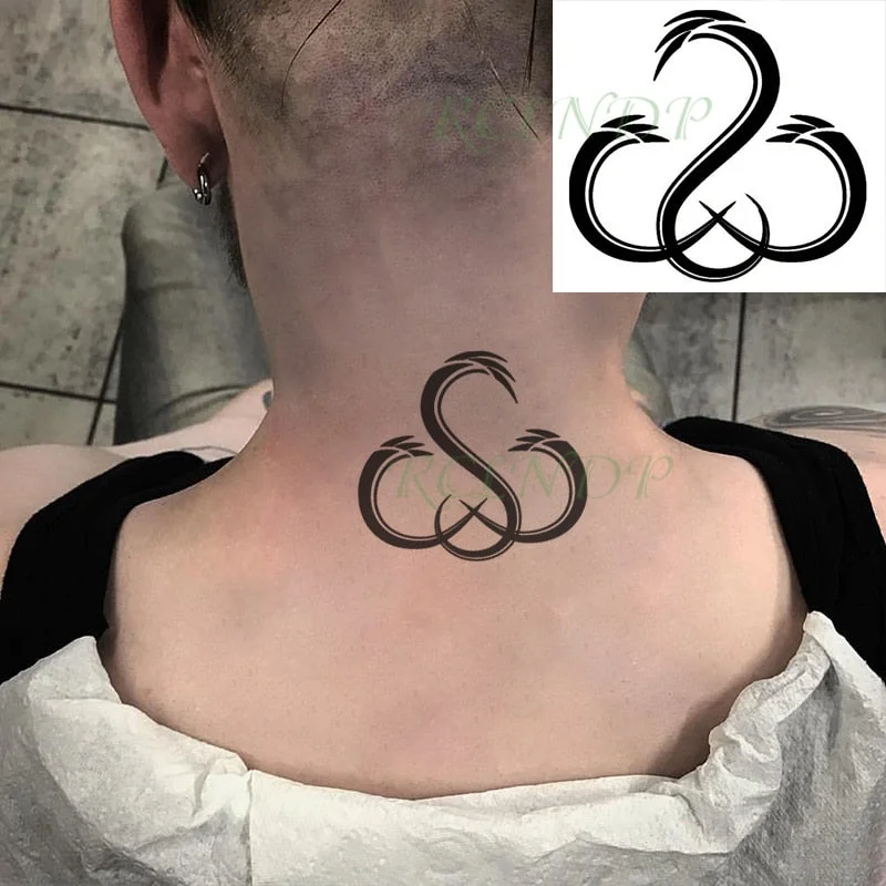 Waterproof Temporary Tattoo Sticker Totem Symbol Sign Fashion Fake Tatto Stickers Flash Tatoo Body Art for Men Women Kids