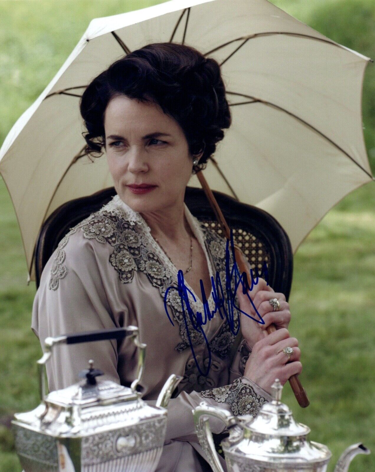 Elizabeth McGovern Signed Autographed 8x10 Photo Poster painting DOWNTON ABBEY Actress COA