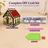 DIY Wooden House Diamond Art Painting Kit for Adults Home (Christmas Cottage)
