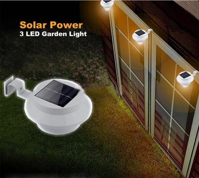 SOLAR POWERED GUTTER LIGHTS