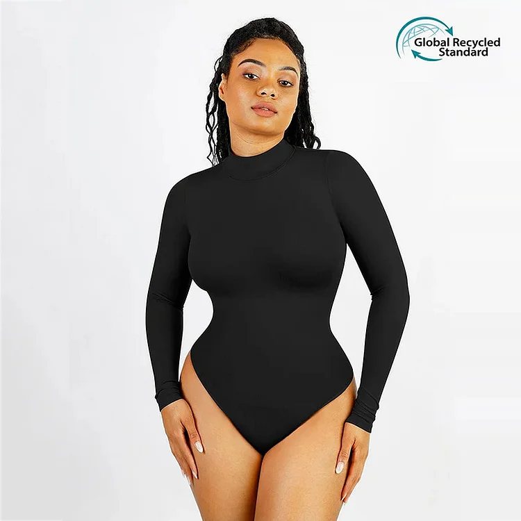 Eco-Friendly/Sustainable Seamless Bodysuit; Eco-friendly Recycled