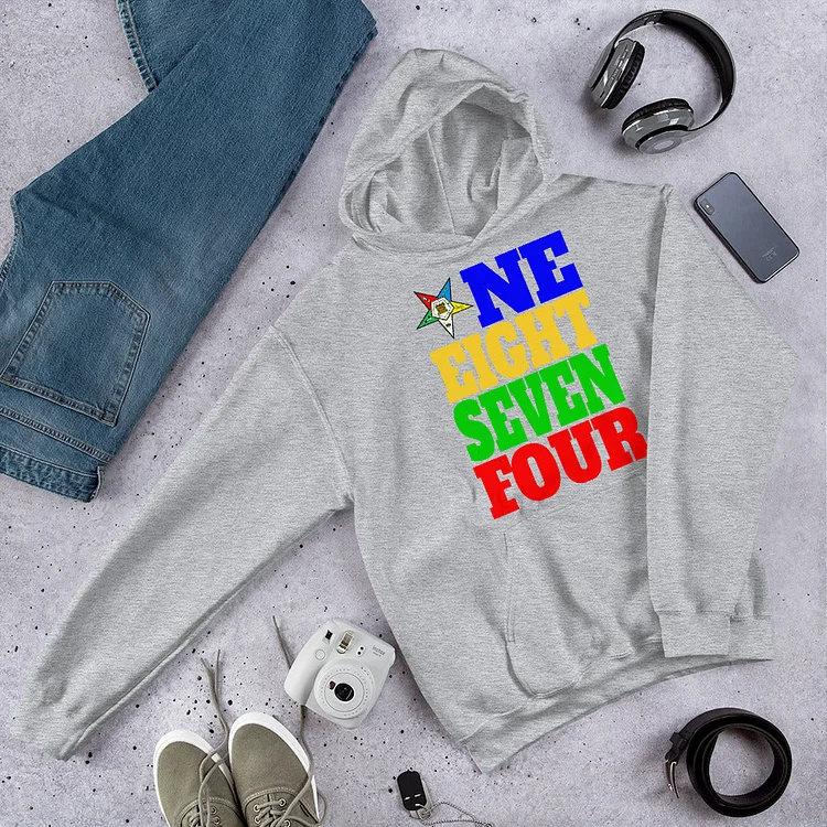 Order of Eastern Stars OES 1874 Unisex Hoodie