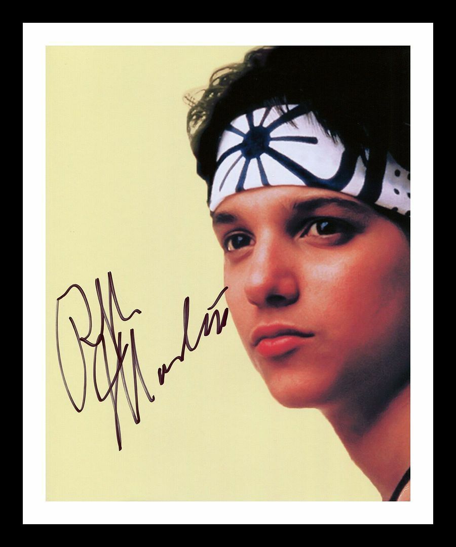 Ralph Macchio - The Karate Kid Autographed Signed & Framed Photo Poster painting